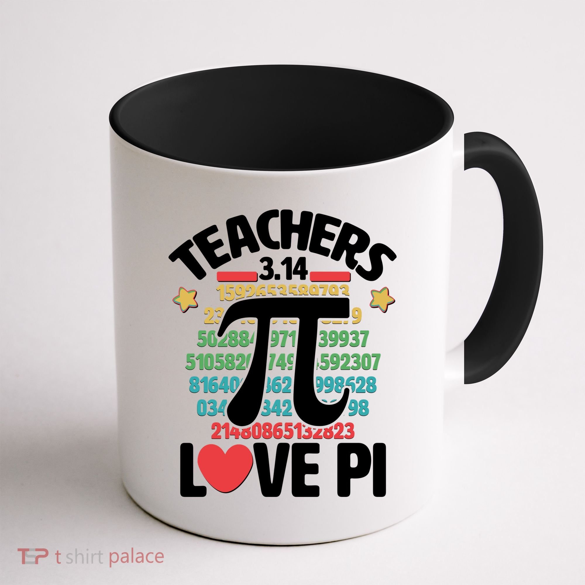 Teachers Love Pi 3.14 Coffee Mug