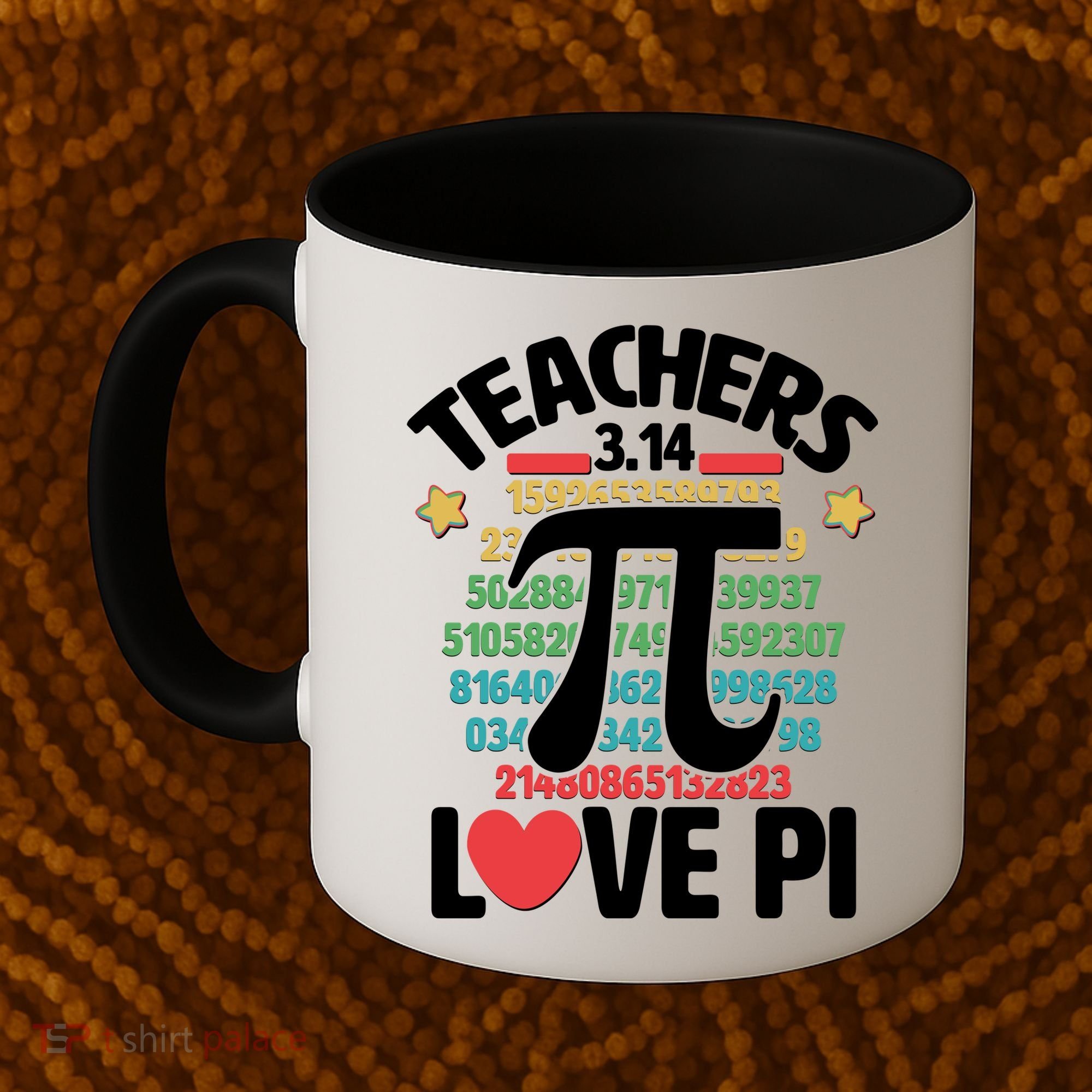 Teachers Love Pi 3.14 Coffee Mug