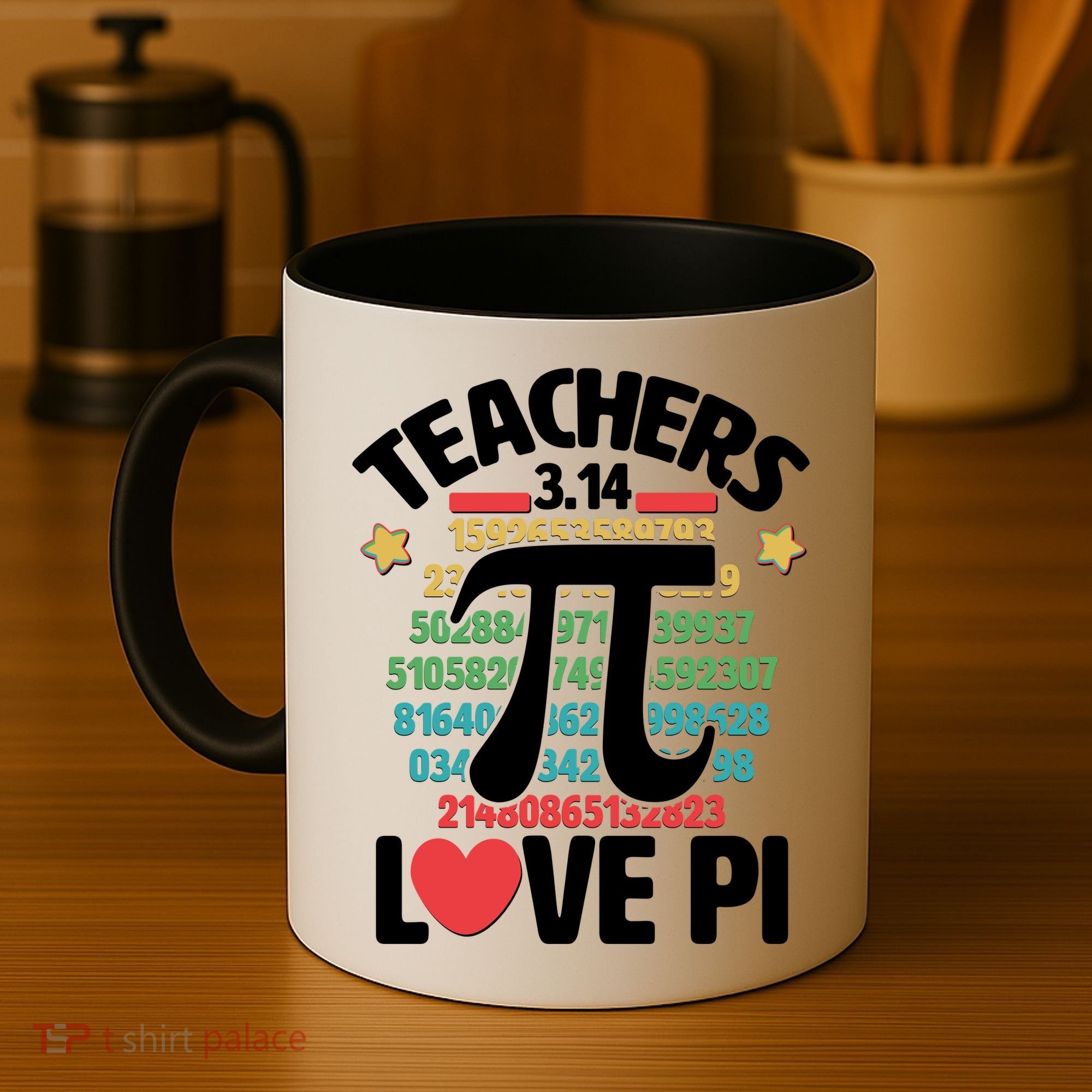 Teachers Love Pi 3.14 Coffee Mug