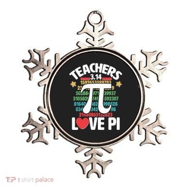 Teachers Love Pi 3.14 Ornament