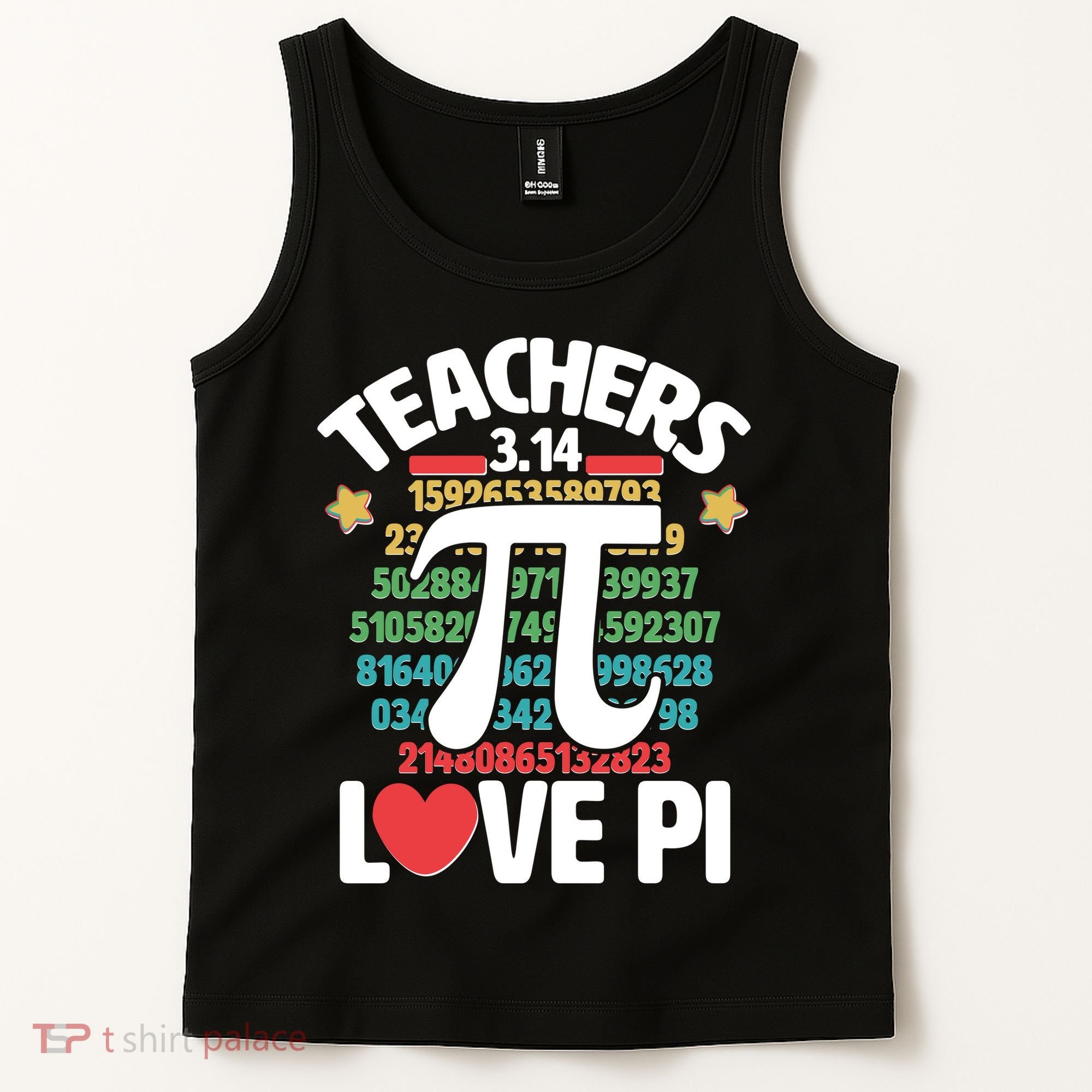 Teachers Love Pi 3.14 Tank Top