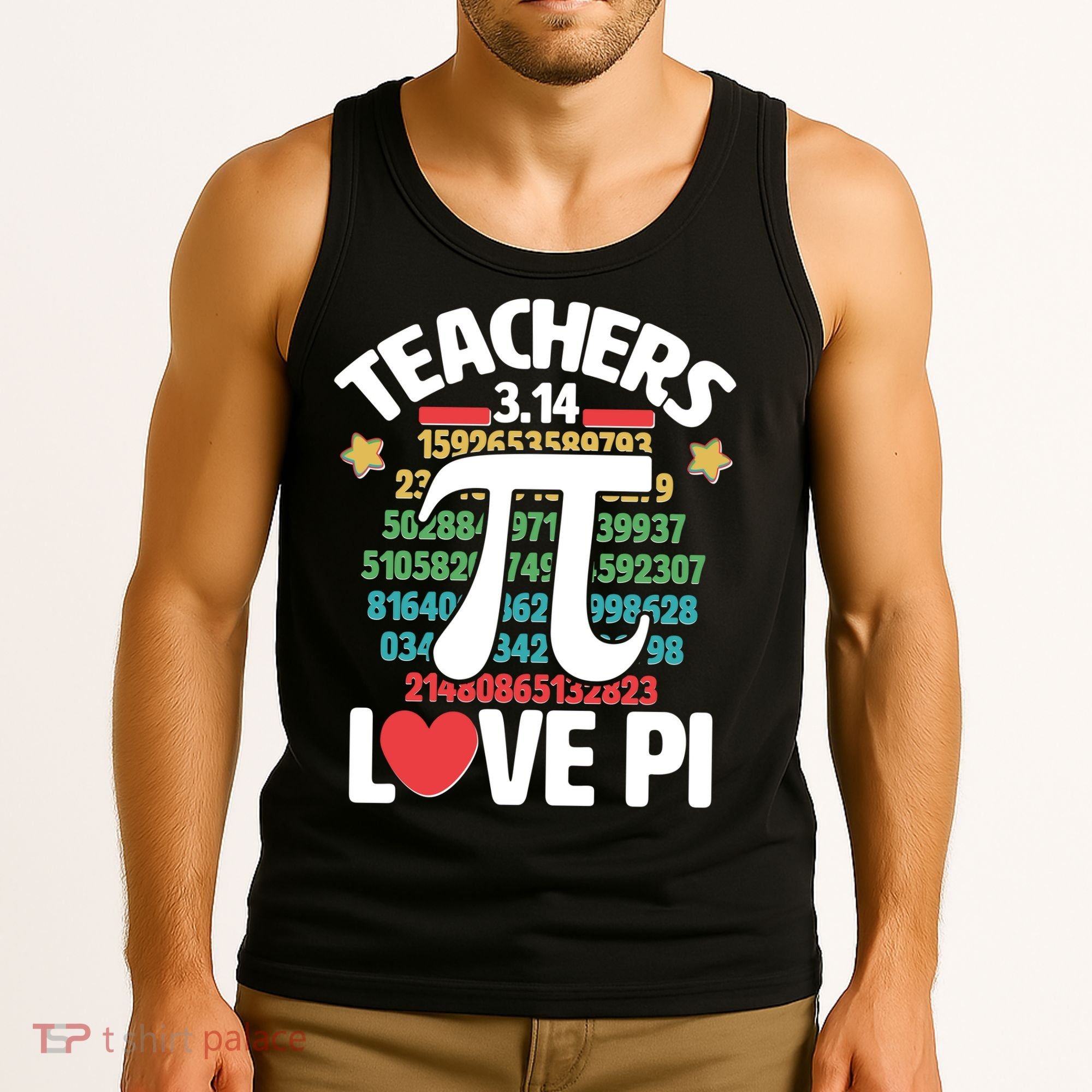 Teachers Love Pi 3.14 Tank Top