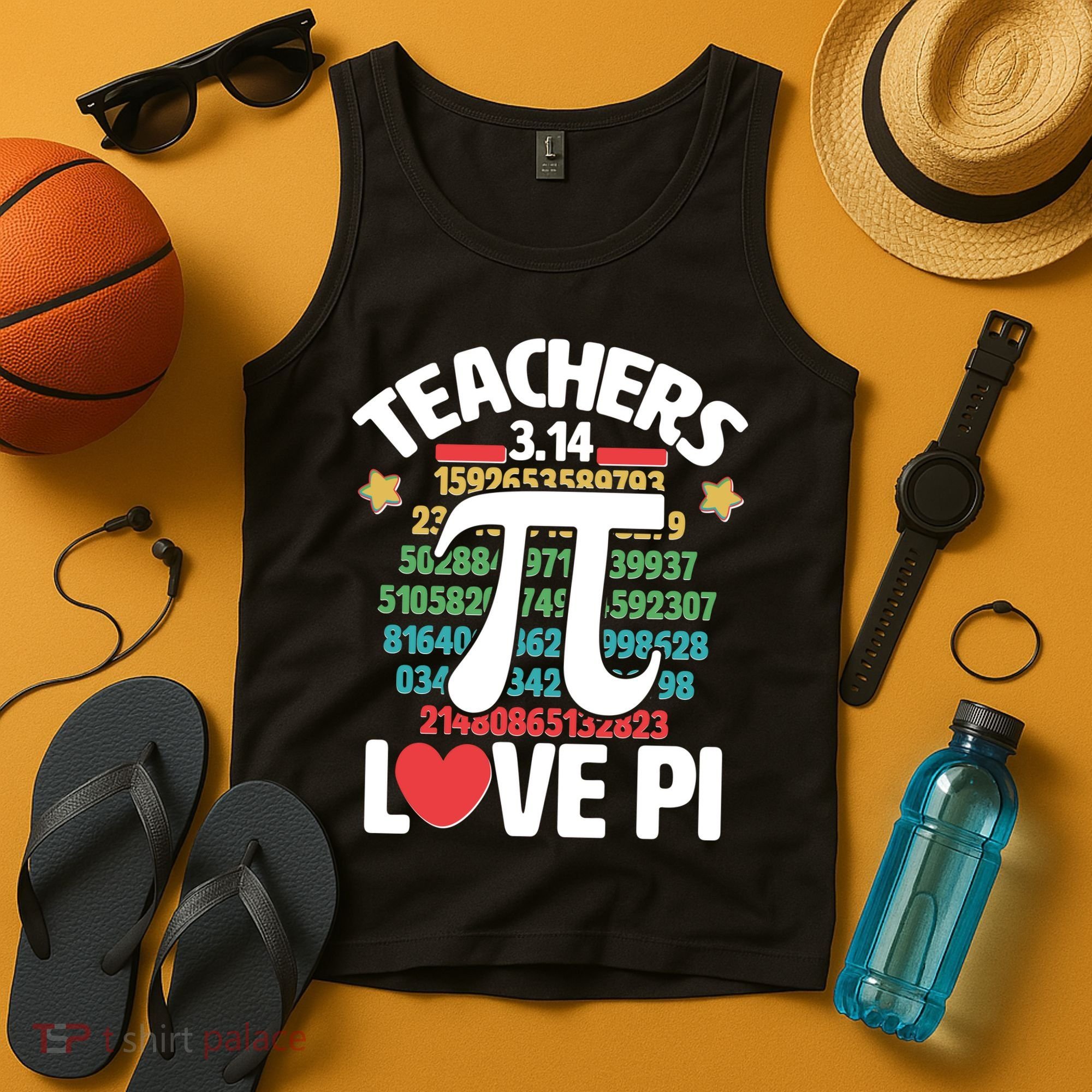 Teachers Love Pi 3.14 Tank Top