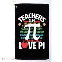 Teachers Love Pi 3.14 Golf Towel thumb 0