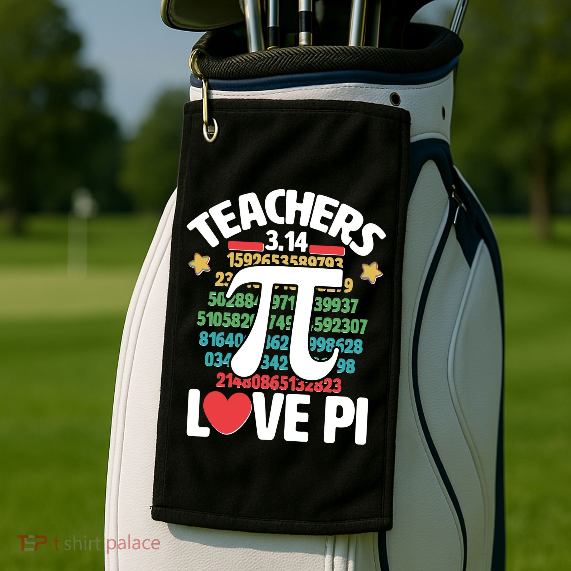 Teachers Love Pi 3.14 Golf Towel