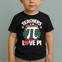 Teachers Love Pi 3.14 Toddler T-Shirt thumb 2