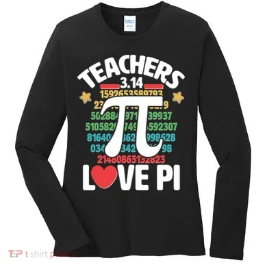 Teachers Love Pi 3.14 Women's Long Sleeve Shirt