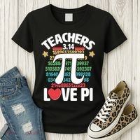 Teachers Love Pi 3.14 Women's T-Shirt thumb 3