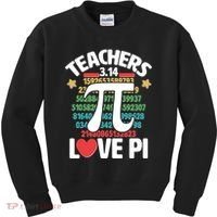 Teachers Love Pi 3.14 Kids Sweatshirt thumb 0