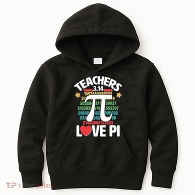 Teachers Love Pi 3.14 Kids Hoodie