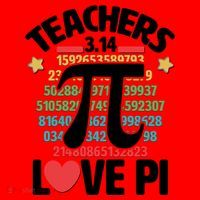 Teachers Love Pi 3.14 Santa Hat thumb 1