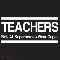 Teachers Not All Super Heroes Wear Capes Beanie thumb 2