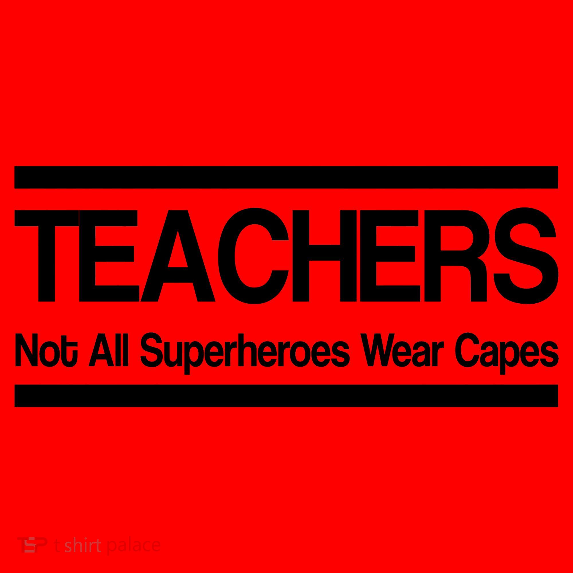 Teachers Not All Super Heroes Wear Capes Santa Hat