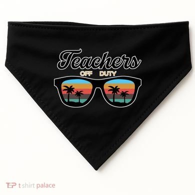 Teachers Off Duty Sunglasses USA-Made Doggie Bandana
