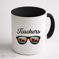 Teachers Off Duty Sunglasses Coffee Mug thumb 1