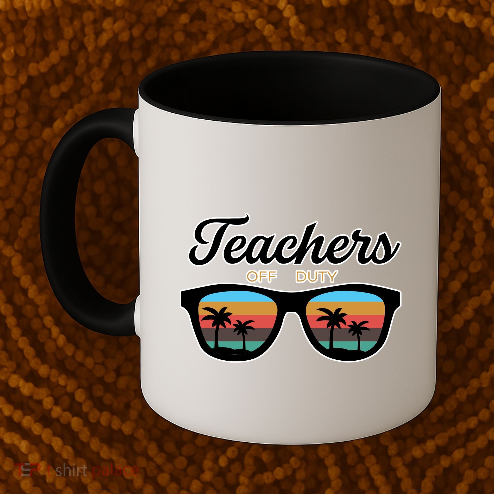 Teachers Off Duty Sunglasses Coffee Mug
