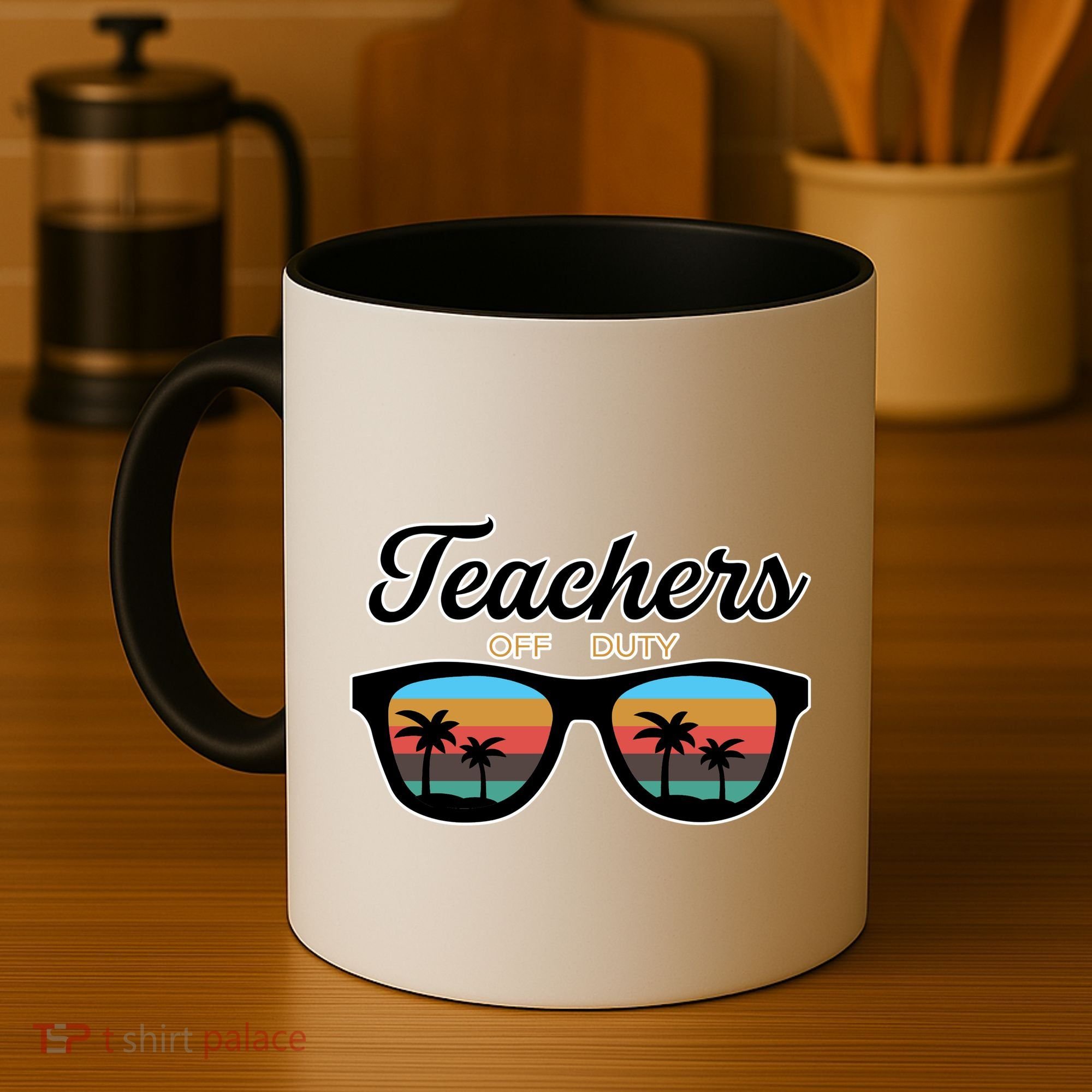 Teachers Off Duty Sunglasses Coffee Mug