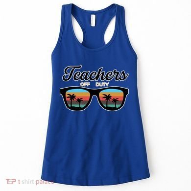 Teachers Off Duty Sunglasses Women's Tank Top