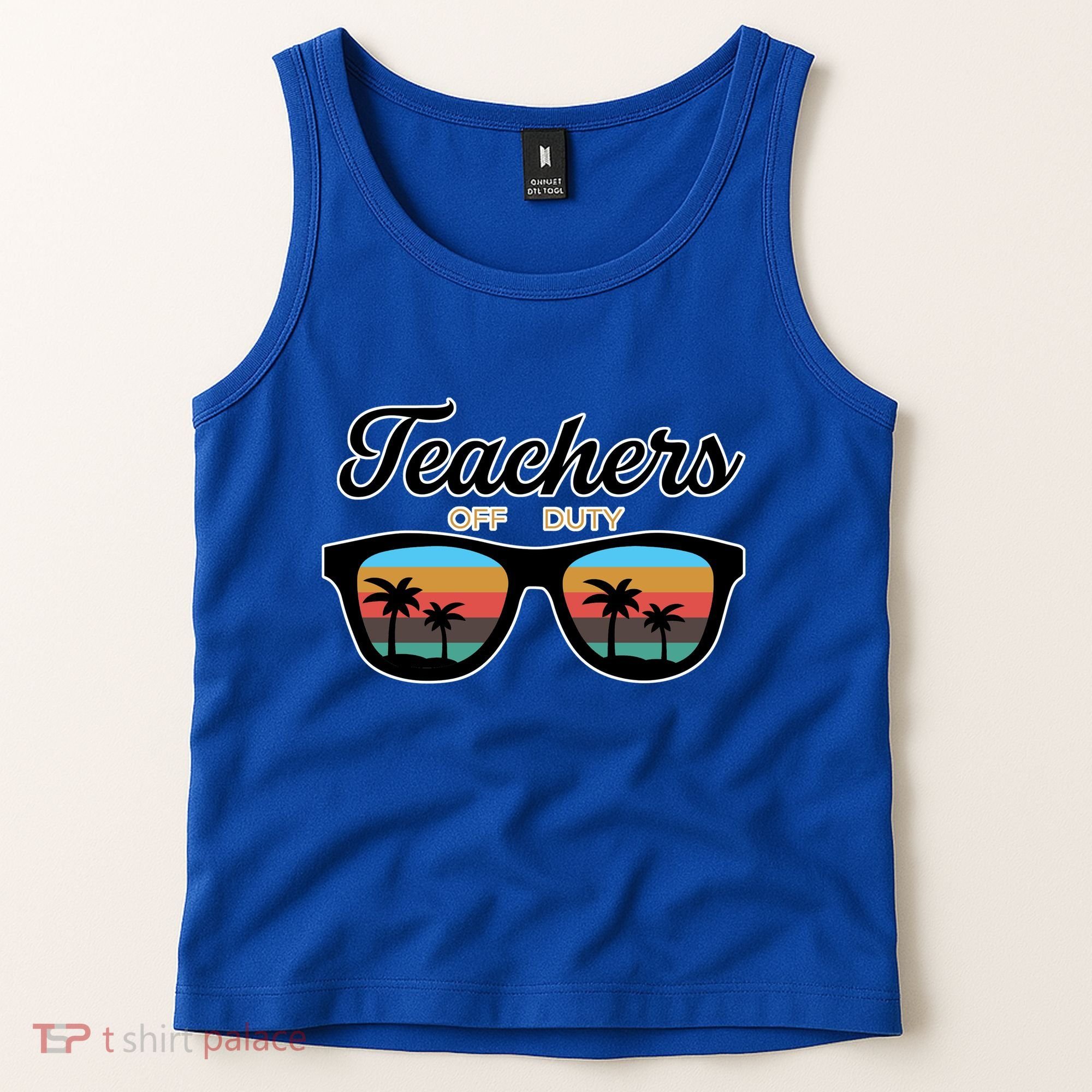 Teachers Off Duty Sunglasses Tank Top
