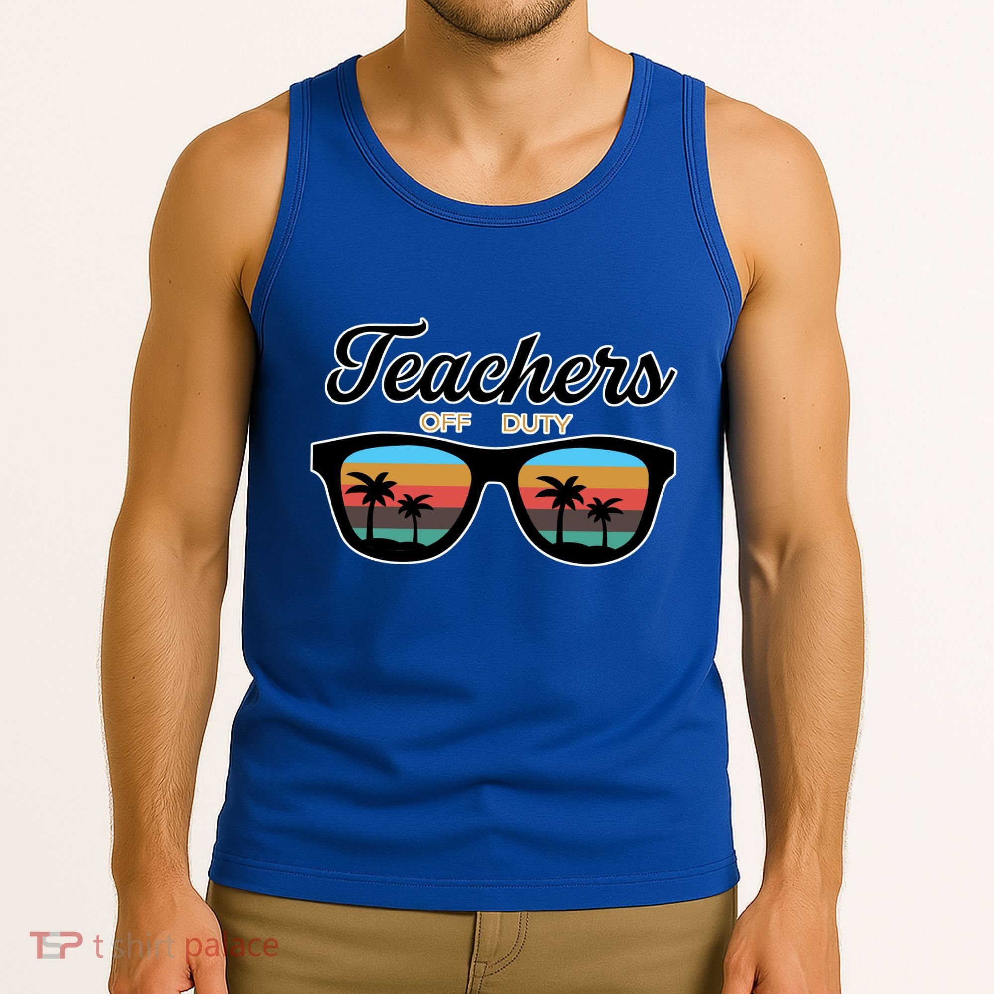 Teachers Off Duty Sunglasses Tank Top