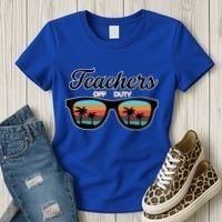Teachers Off Duty Sunglasses Women's T-Shirt thumb 3