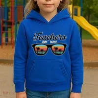 Teachers Off Duty Sunglasses Kids Hoodie thumb 3