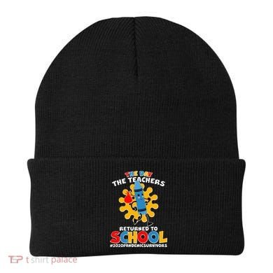 Teachers Returned To School 2020 Pandemic Survivors Beanie