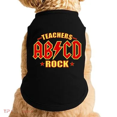Teachers ROCK AB v CD ABCD Doggie Tank