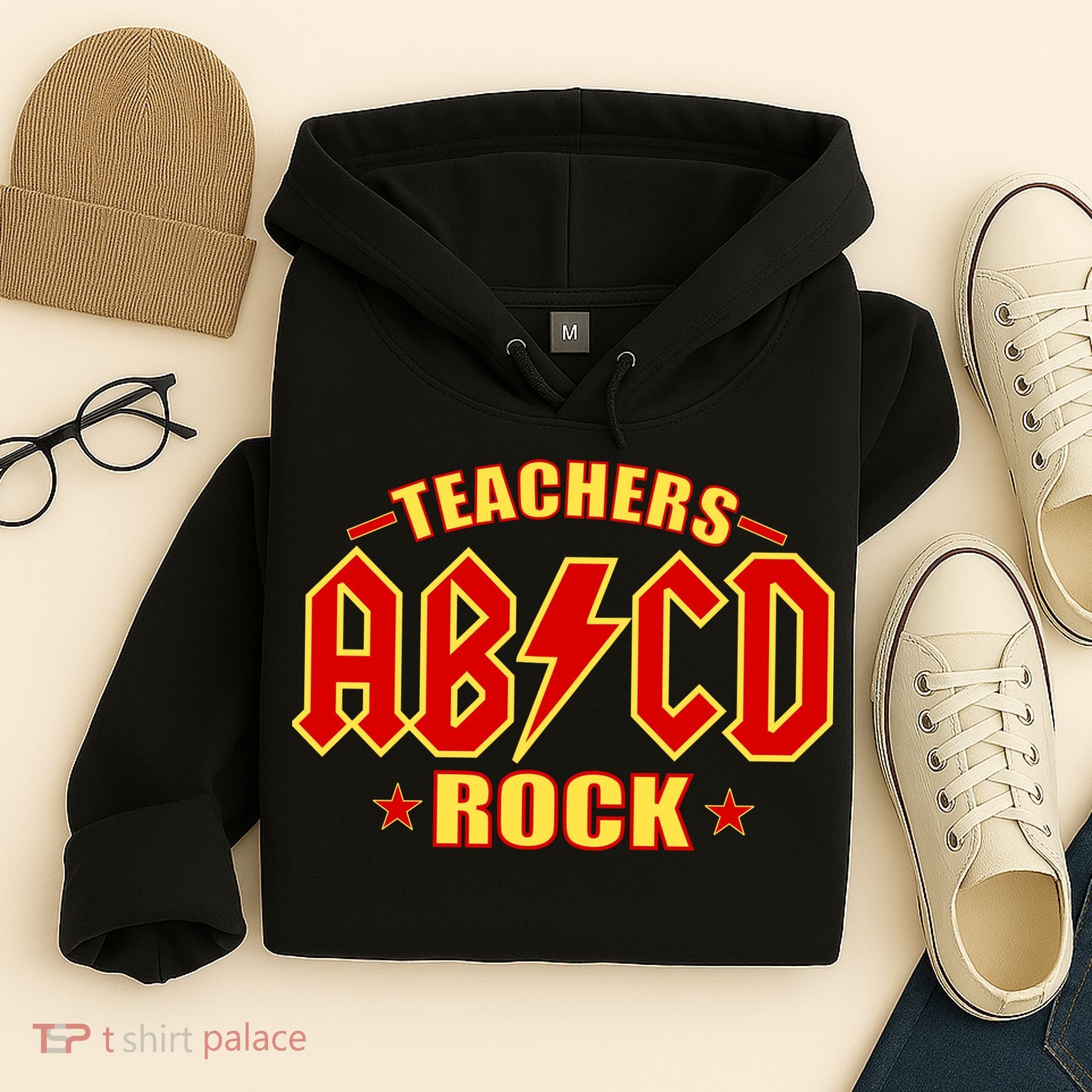 Teachers ROCK AB v CD ABCD Hoodie