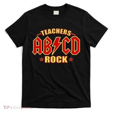 Teachers ROCK AB v CD ABCD T-Shirt