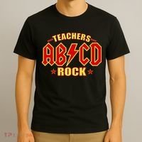 Teachers ROCK AB v CD ABCD T-Shirt thumb 3
