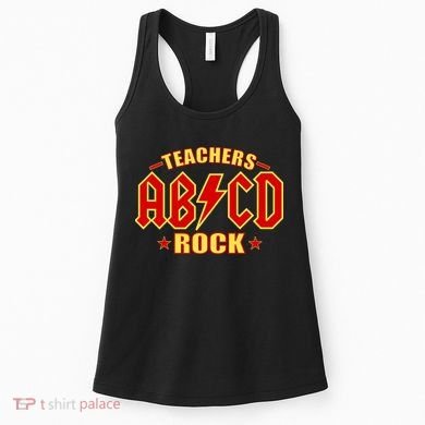 Teachers ROCK AB v CD ABCD Women's Tank Top
