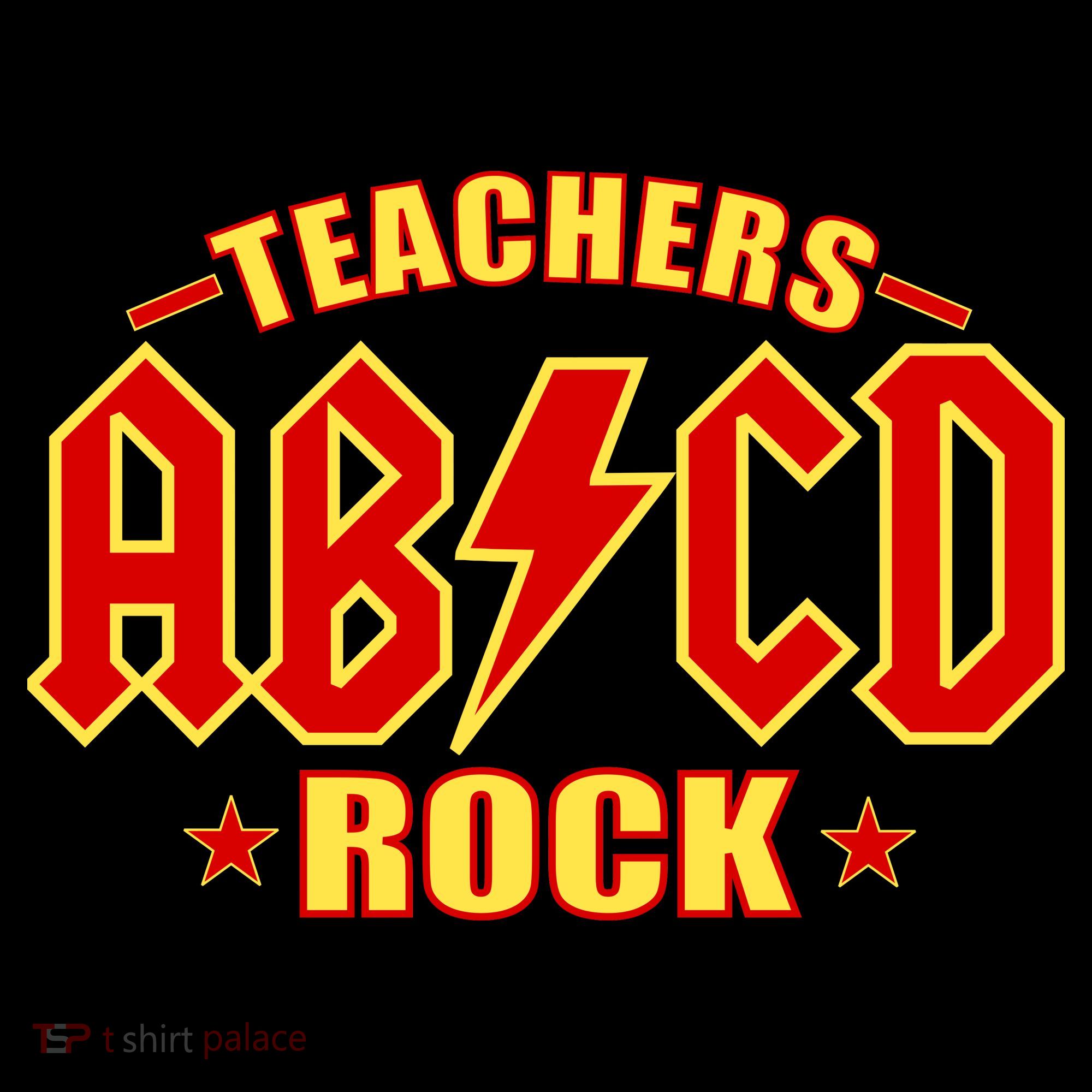 Teachers ROCK AB v CD ABCD Women's Tank Top