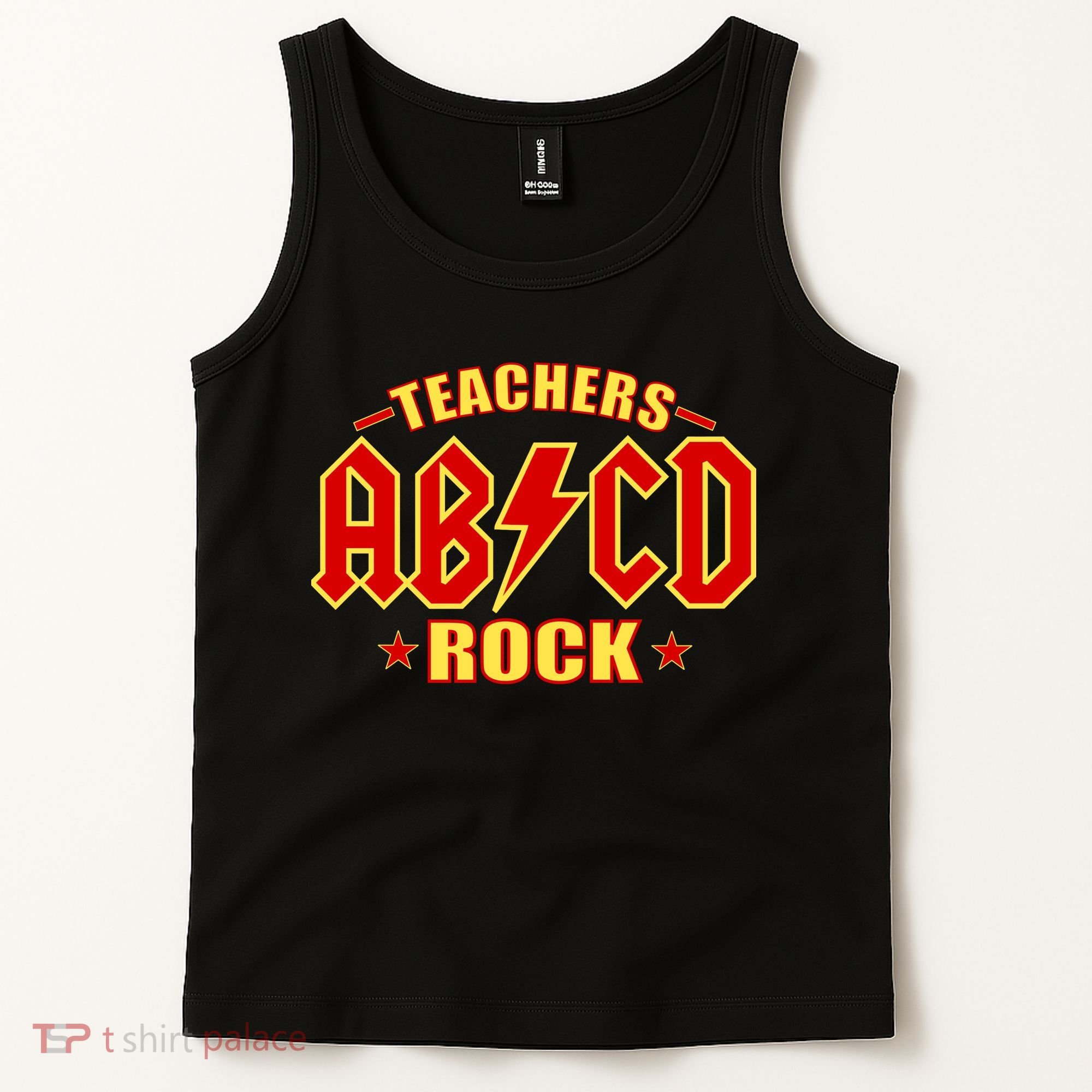 Teachers ROCK AB v CD ABCD Tank Top