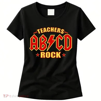 Teachers ROCK AB v CD ABCD Women's T-Shirt