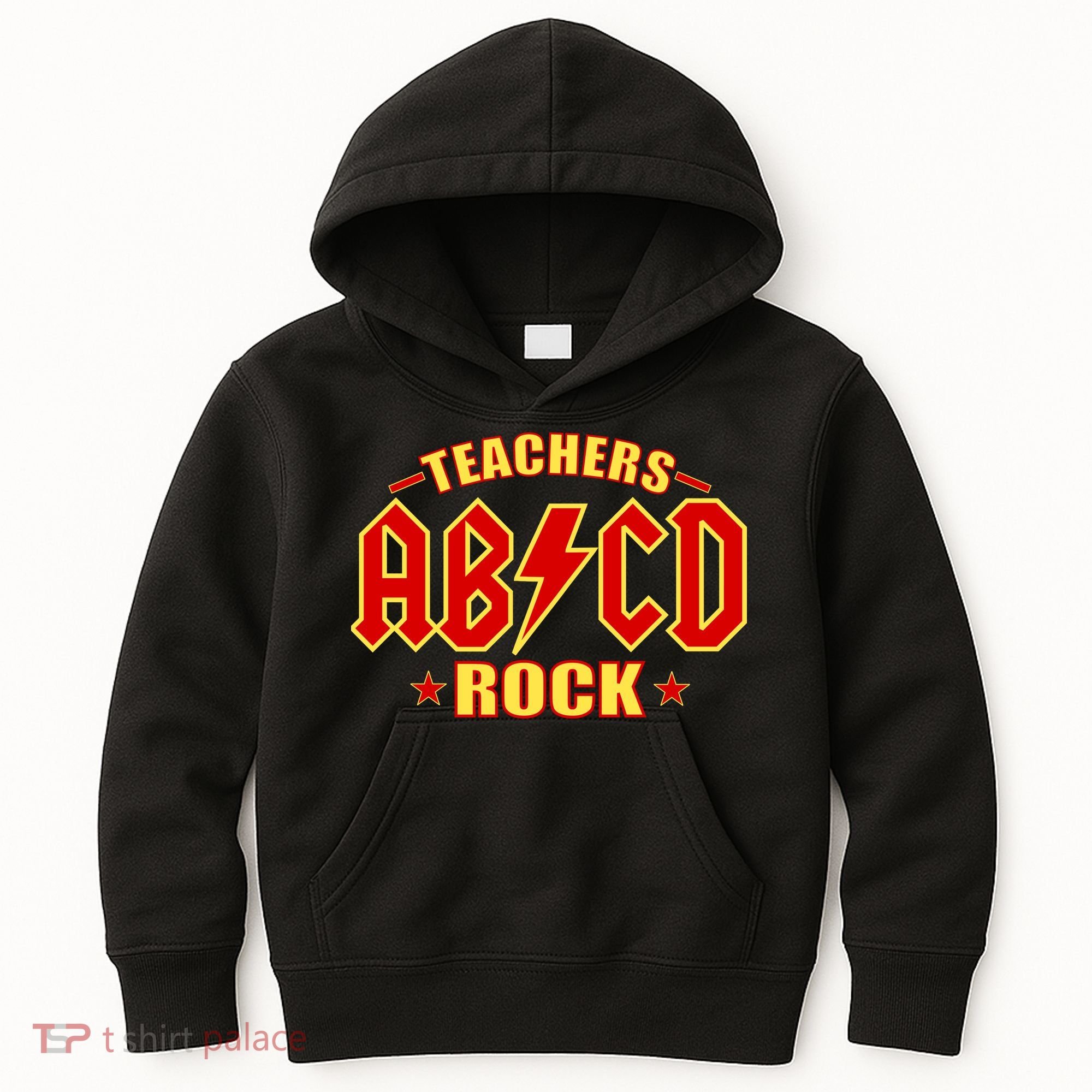Teachers ROCK AB v CD ABCD Kids Hoodie