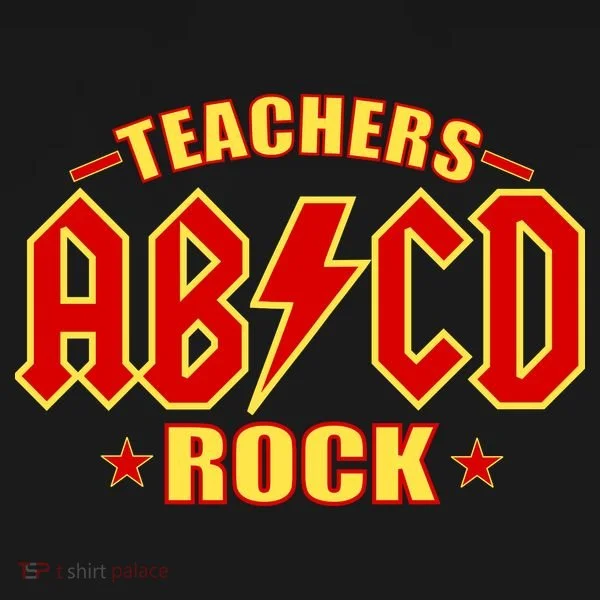 Teachers ROCK AB v CD ABCD Kids Hoodie