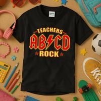 Teachers ROCK AB v CD ABCD Kids T-Shirt thumb 3