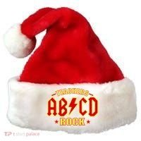 Teachers ROCK AB v CD ABCD Santa Hat thumb 0
