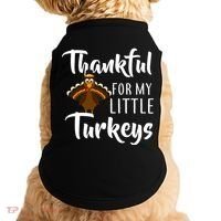 Teachers Thanksgiving Thankful For My little Turkeys Doggie Tank thumb 0