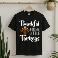 Teachers Thanksgiving Thankful For My little Turkeys T-Shirt thumb 2