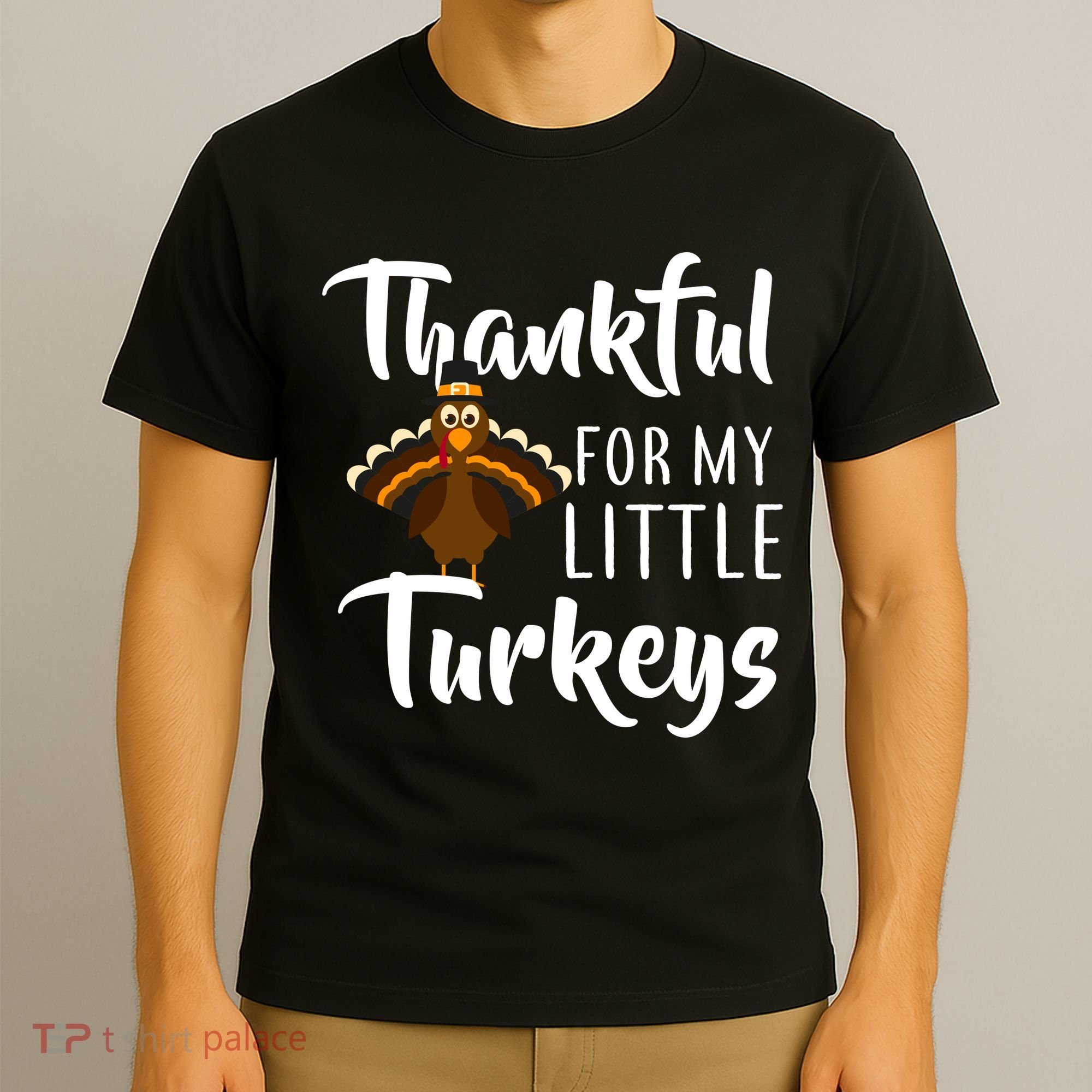 Teachers Thanksgiving Thankful For My little Turkeys T-Shirt
