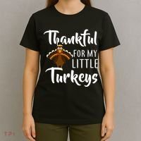 Teachers Thanksgiving Thankful For My little Turkeys T-Shirt thumb 4