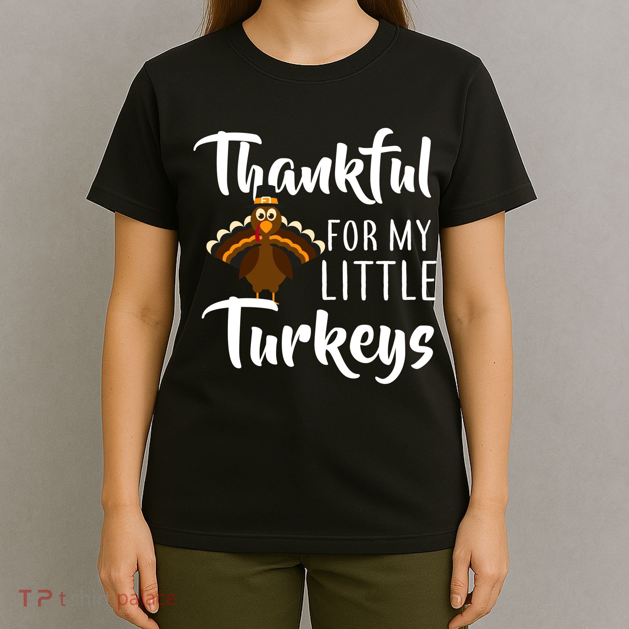 Teachers Thanksgiving Thankful For My little Turkeys T-Shirt