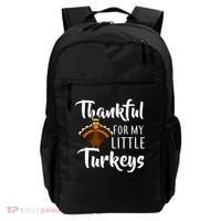 Teachers Thanksgiving Thankful For My little Turkeys Backpack thumb 0