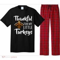 Teachers Thanksgiving Thankful For My little Turkeys Pajama Set thumb 0