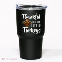 Teachers Thanksgiving Thankful For My little Turkeys Tumbler thumb 0