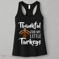 Teachers Thanksgiving Thankful For My little Turkeys Women's Tank Top thumb 3