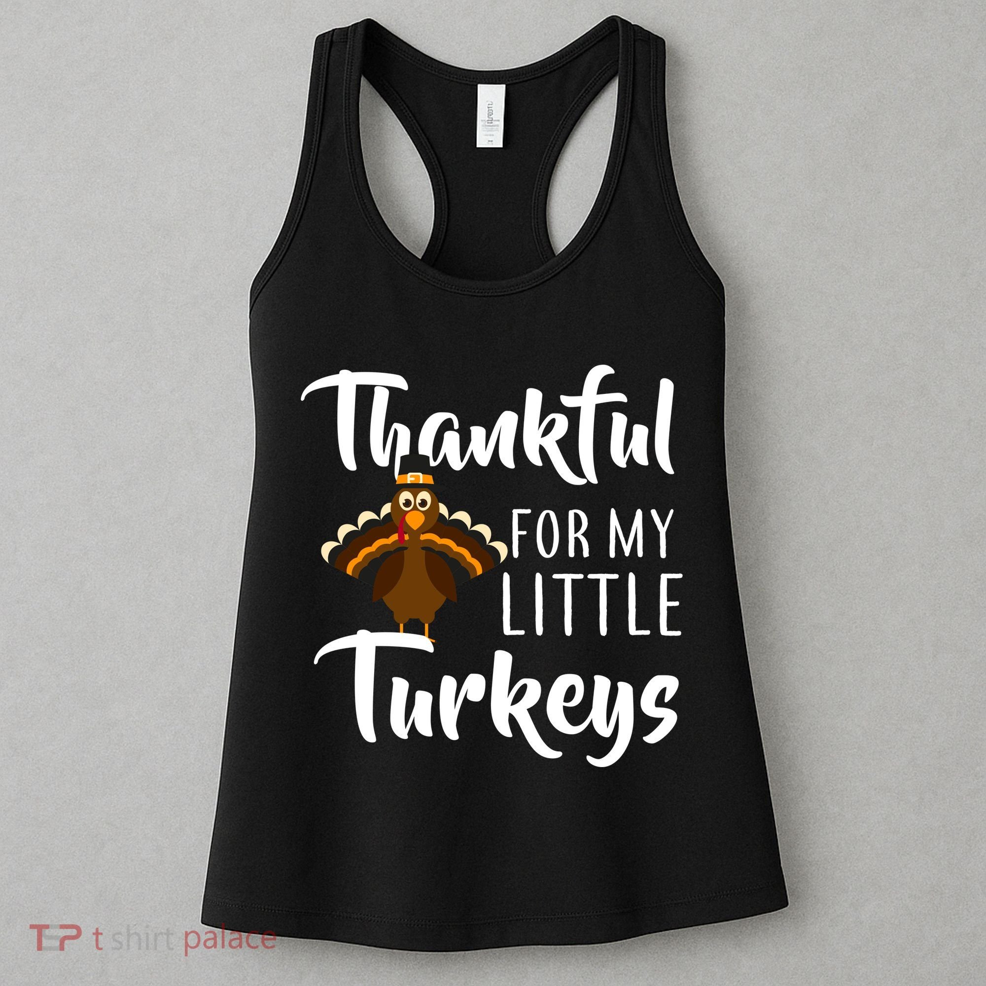 Teachers Thanksgiving Thankful For My little Turkeys Women's Tank Top