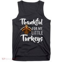 Teachers Thanksgiving Thankful For My little Turkeys Tank Top thumb 0